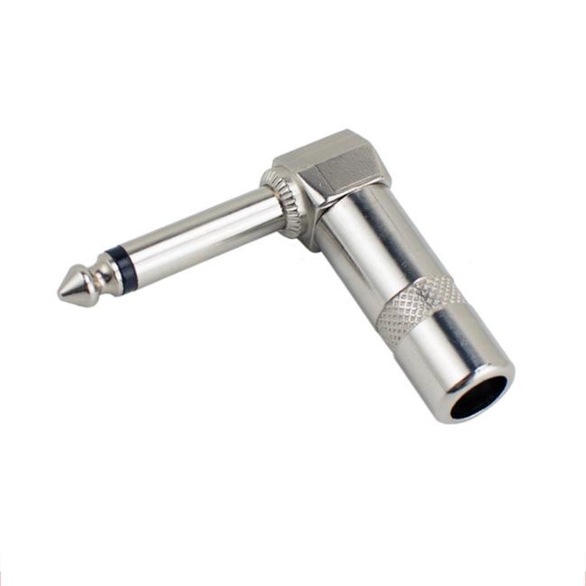 ĐẦU HÀN CÁP AUDIO 6.5MM BẺ GÓC (1 CHIẾC)