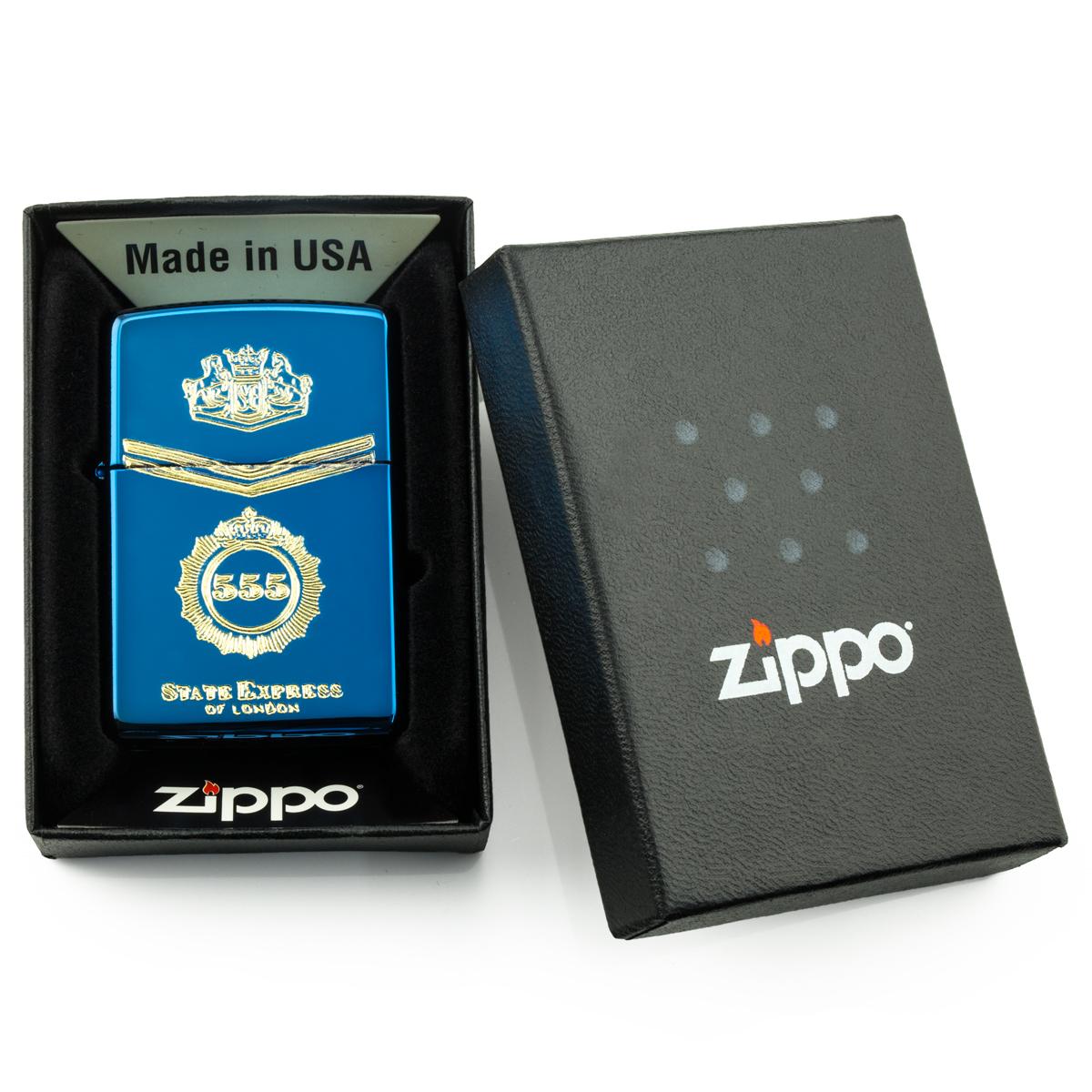Bật Lửa Zippo Khắc Tay Logo 555