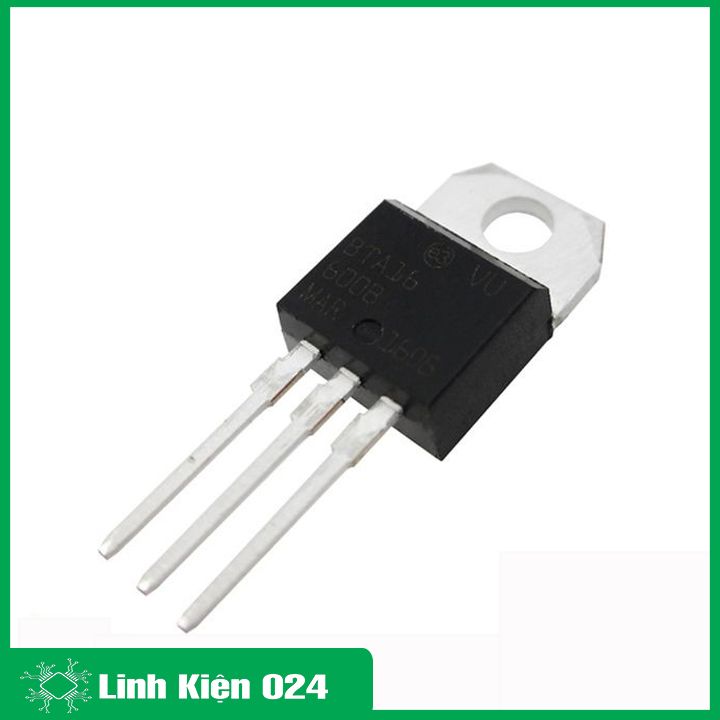 Triac BTA16-600B TO220 điện áp 600V 16A