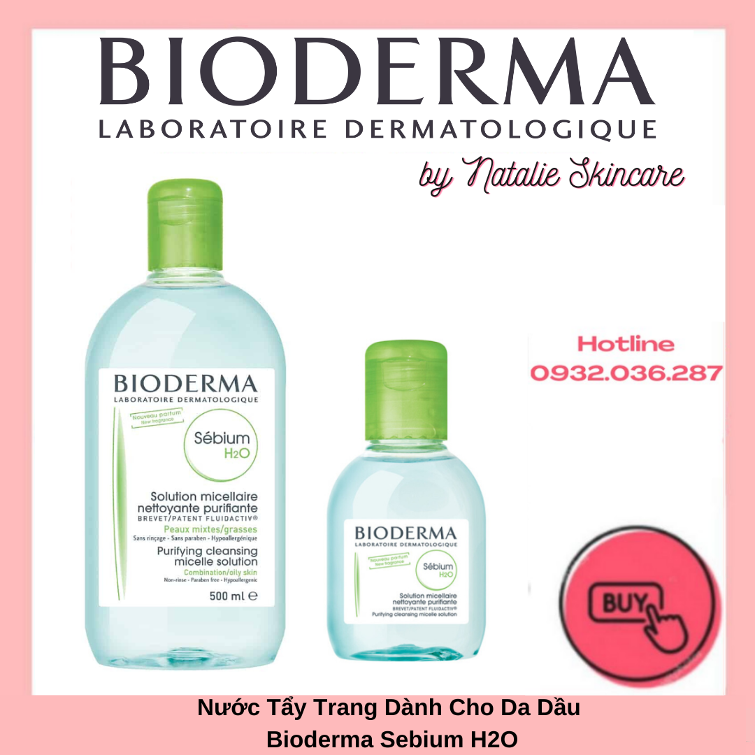 [NHIỀU SIZE] Nước Tẩy Trang Dành Cho Da Dầu Bioderma Sebium H2O