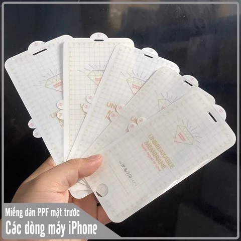 Miếng Dán Dẻo PPF Mặt Trước Cho iPhone 12 Pro Max, Miếng Dán Màn Hình iPhone, Miếng Dán PPF Cho iPhone