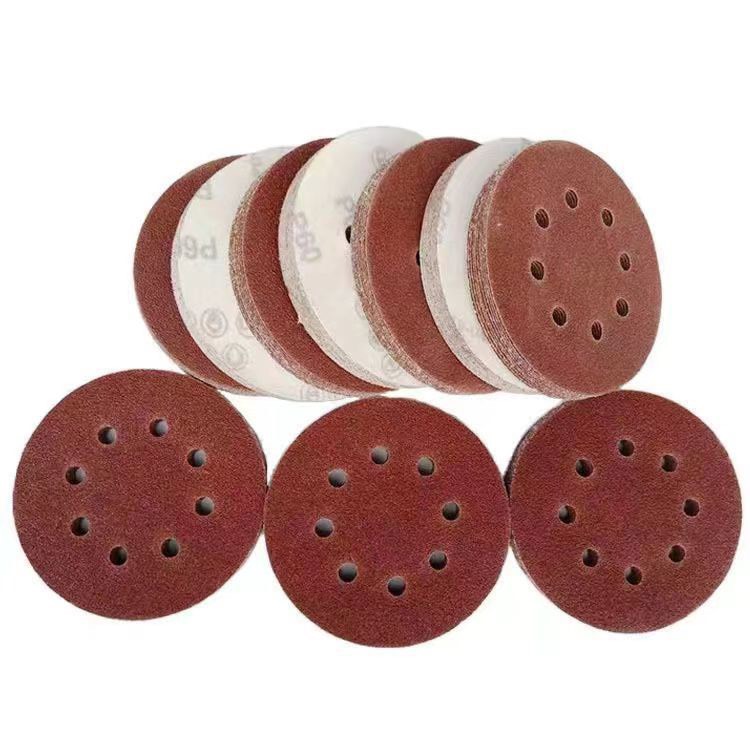(Combo of 5) Round Sandpaper with 180mm Holes (Smoothness from 40 to 320)