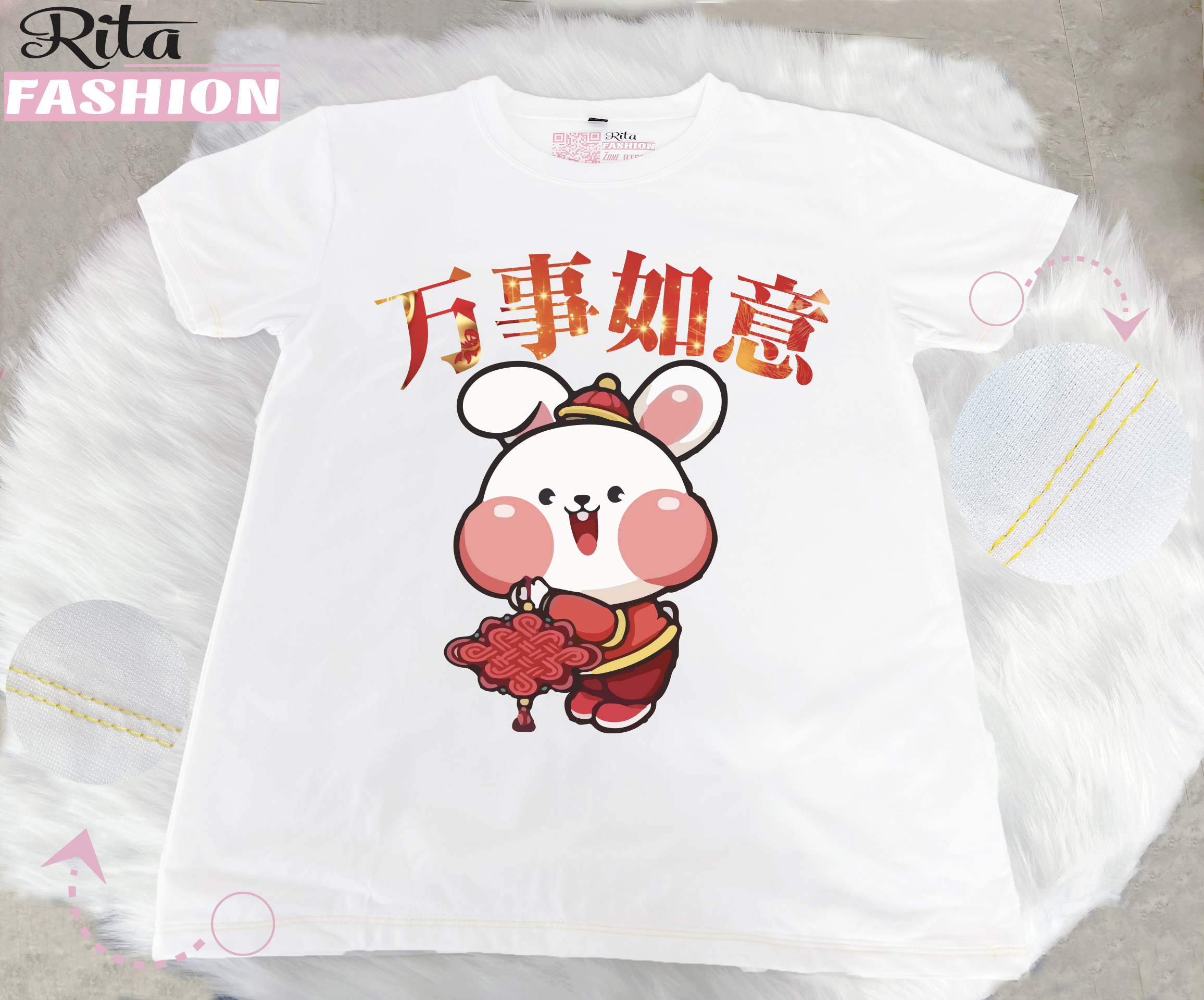 Áo thun tết unisex Vạn Sự Như Ý