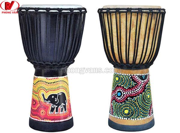 [HCM]Trống vỗ tay Châu Phi djembe gỗ 10 inch