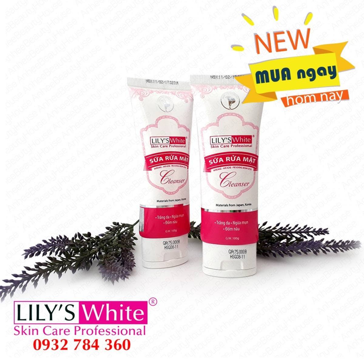 [HCM]ComBo Mụn Thâm LiLys White Thể Nhẹ