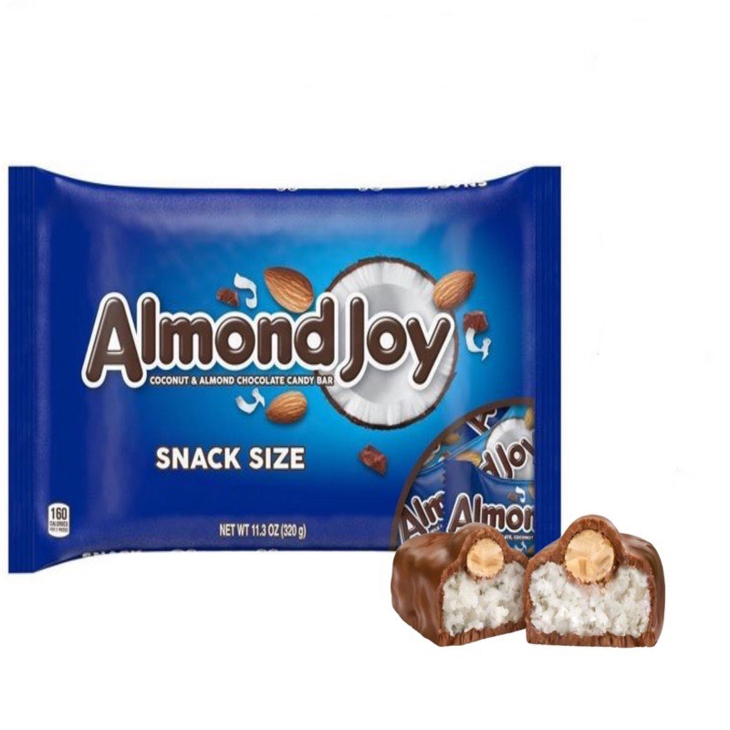 Kẹo Socola Mỹ dừa nhân hạnh nhân Hershey s Almond Joy túi 320g