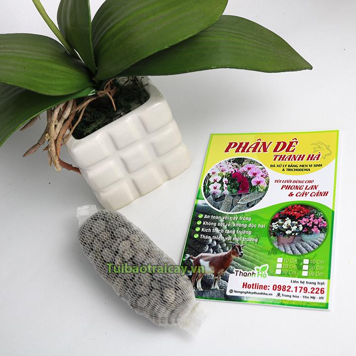 Combo 10 túi phân dê cho lan và cây cảnh dài 10cm
