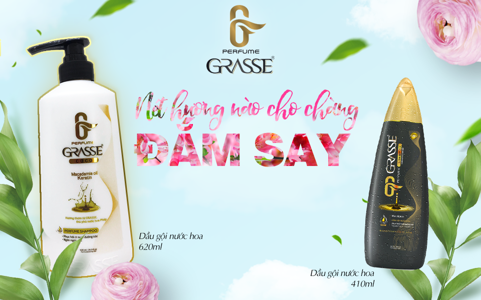 [GRASSE] Dầu Gội Nước Hoa 620ml