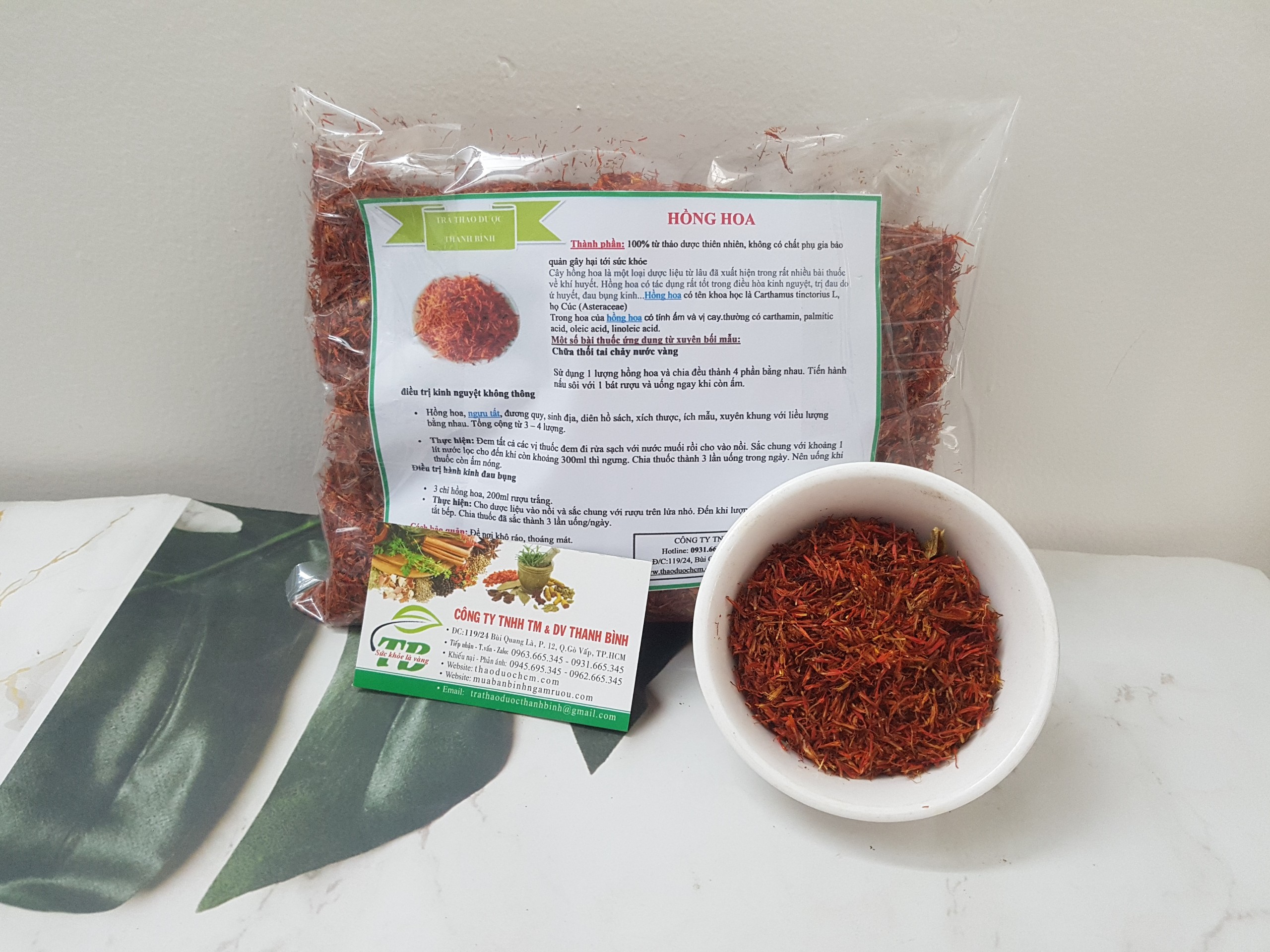 Hồng Hoa 100G - Hàng 100% Tự Nhiên