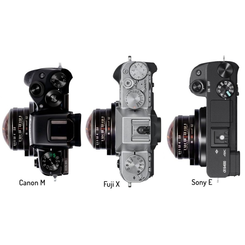 [Trả góp 0%]Ống kính Venus Optics Laowa 4mm F2.8 Fisheye Lens for APS-C : Fujiflm Sony E Canon EOS M và M4/3