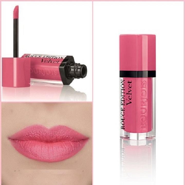 [HCM]Son Bourjois Velvet 35 Babe Idole hồng tím