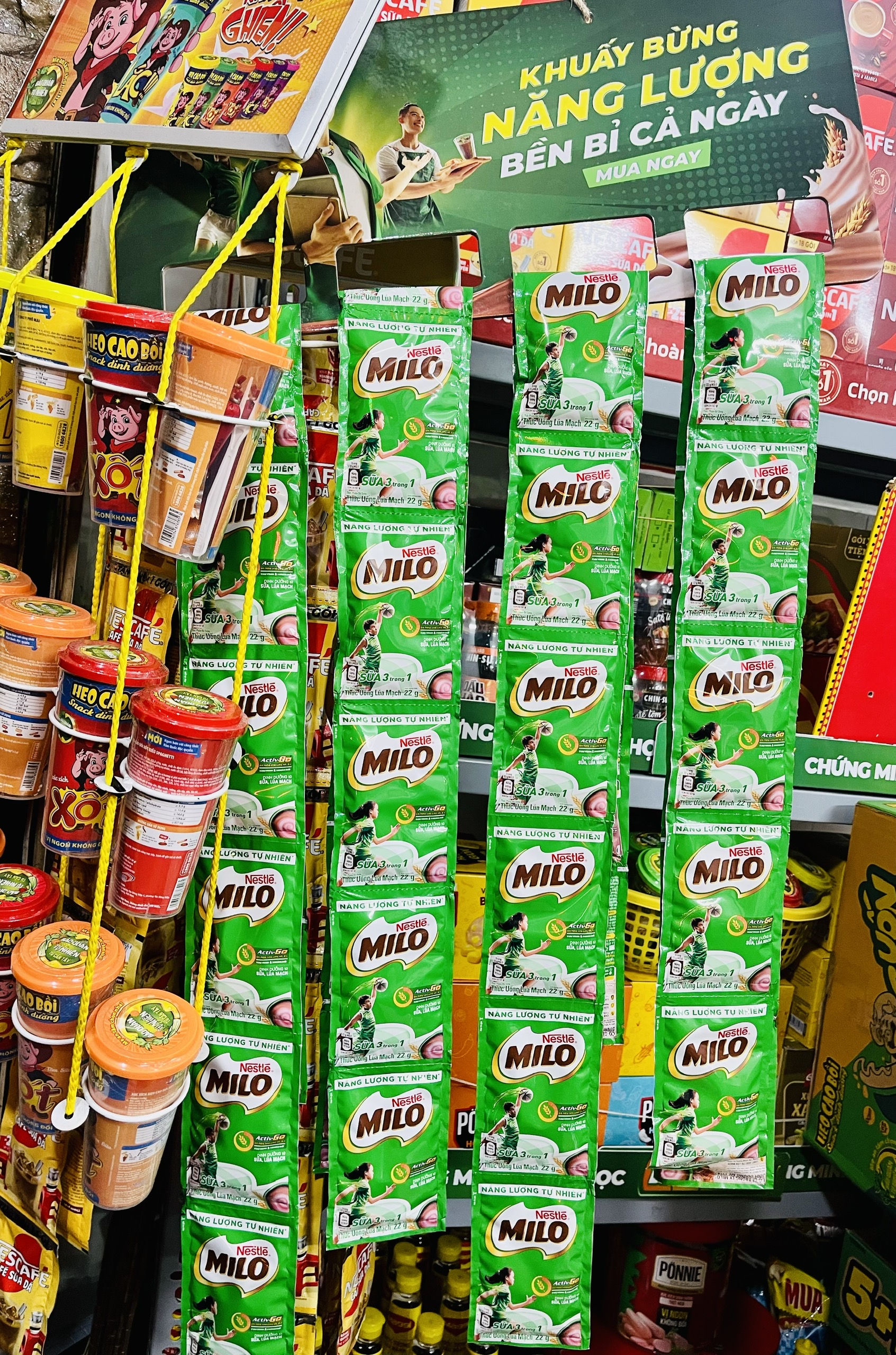 Nestle Milo Powder - Barley Drink in Packets (1 String X 10 Packets X 22g)