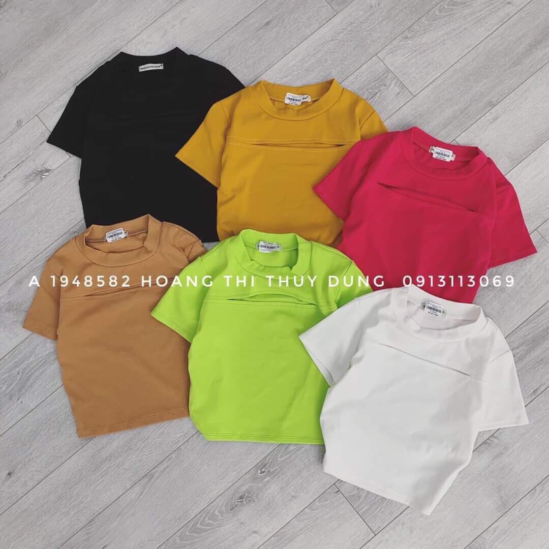 Áo croptop body xẻ ngực siêu hot TTSA0043