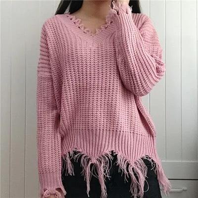 ÁO LEN CỔ TIM LAI TUA RUA CỰC HÓT DT