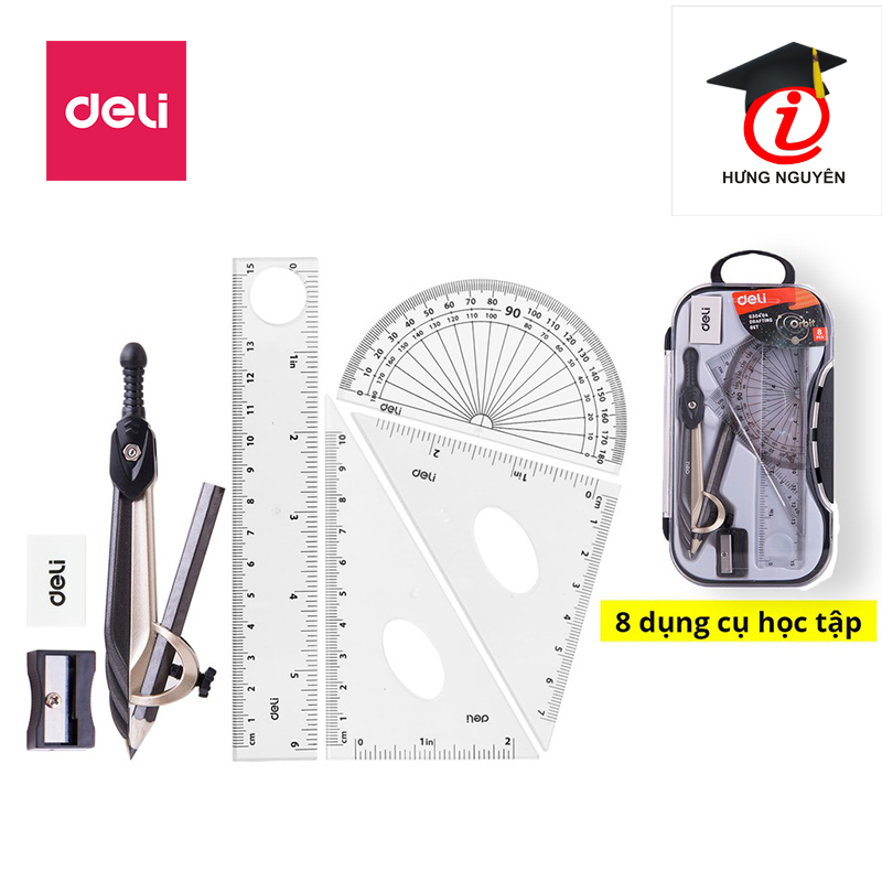 Bộ compa + thước 8 loại g30404