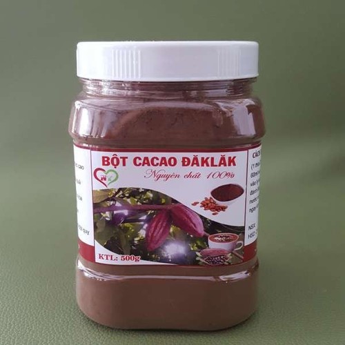 1KG BỘT CACAO ĐĂK LẮC HÀNG CAO CẤP THƠM NGON