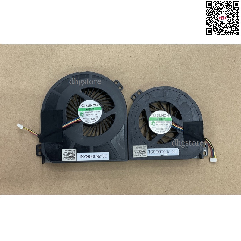 Fan radiator fan CPU-GPU laptop Dell Precision M4700