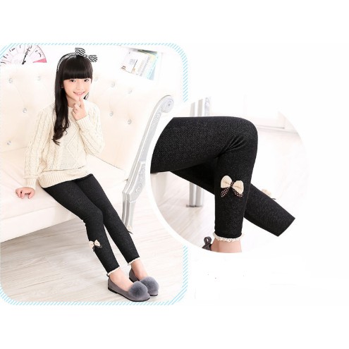 QUẦN LEGGING GIẢ BÒ LÓT LÔNG CHO BÉ SIZE 150