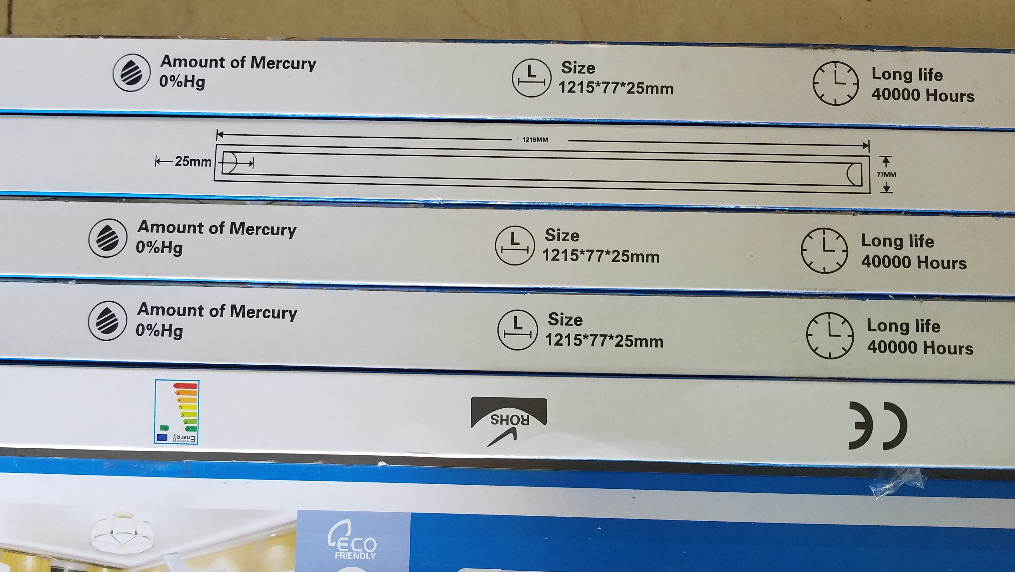 COMBO 3 ĐÈN TUÝP LED BÁN NGUYỆT 1M2 40W