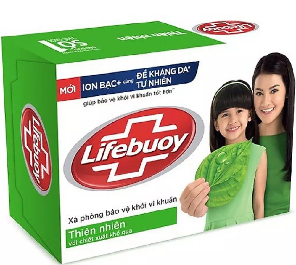 Xà bông cục diệt khuẩn Lifebuoy 90g