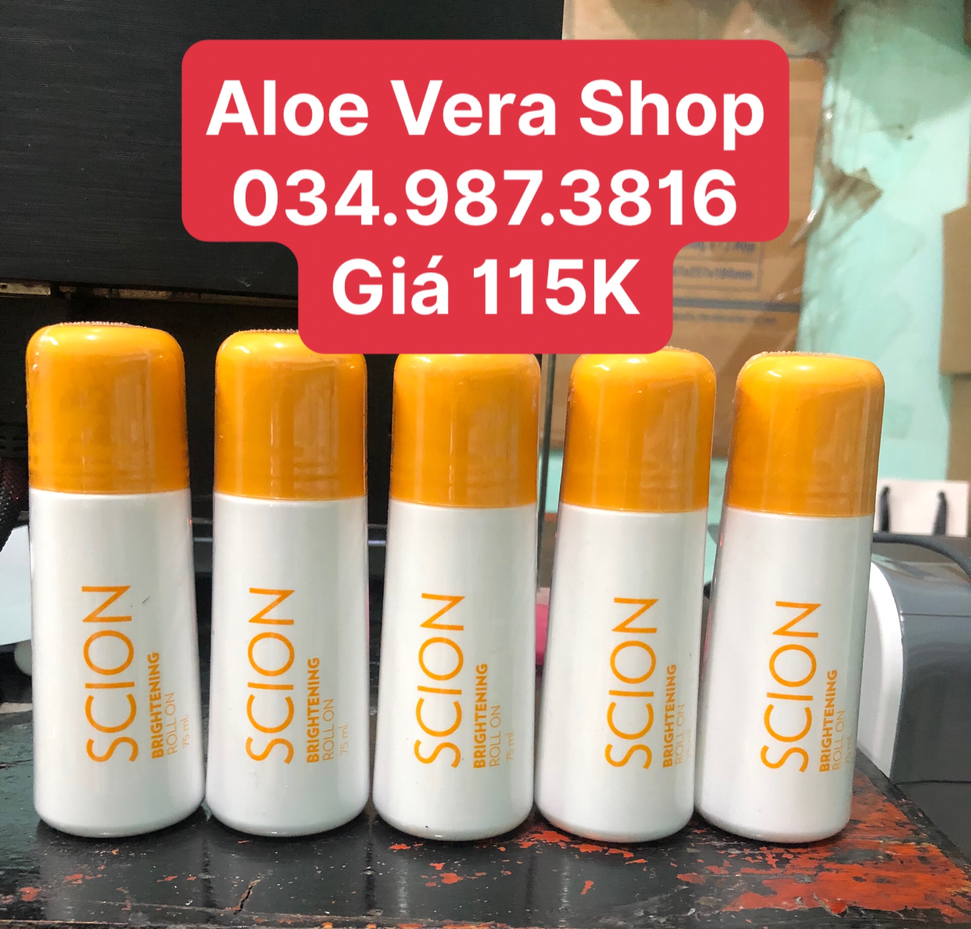 Combo 10 Chai Lăn khử mùi Scion Nuskin (75ml)
