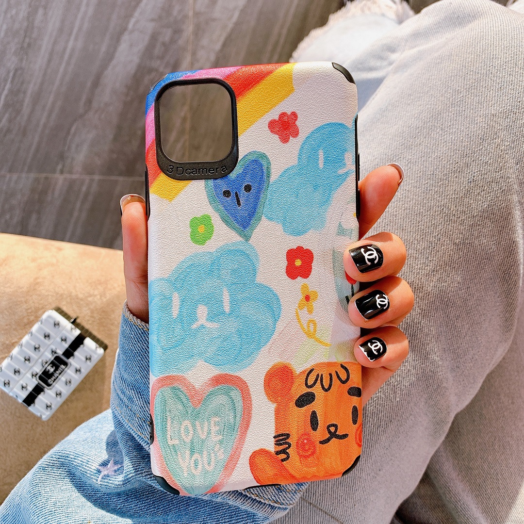 Ốp Lưng Da IMD Drawing Love You