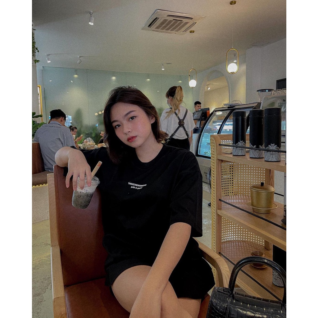 [3-5/8 Hoàn Tiền 25%] Áo thun from rộng unisex harmonic GODMOTHER