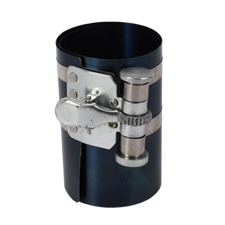 Piston Ring Compressor Tool with L Socket Head Hex Wrench for Steel Car Engine Installer Band Ratcheting 1Pcs