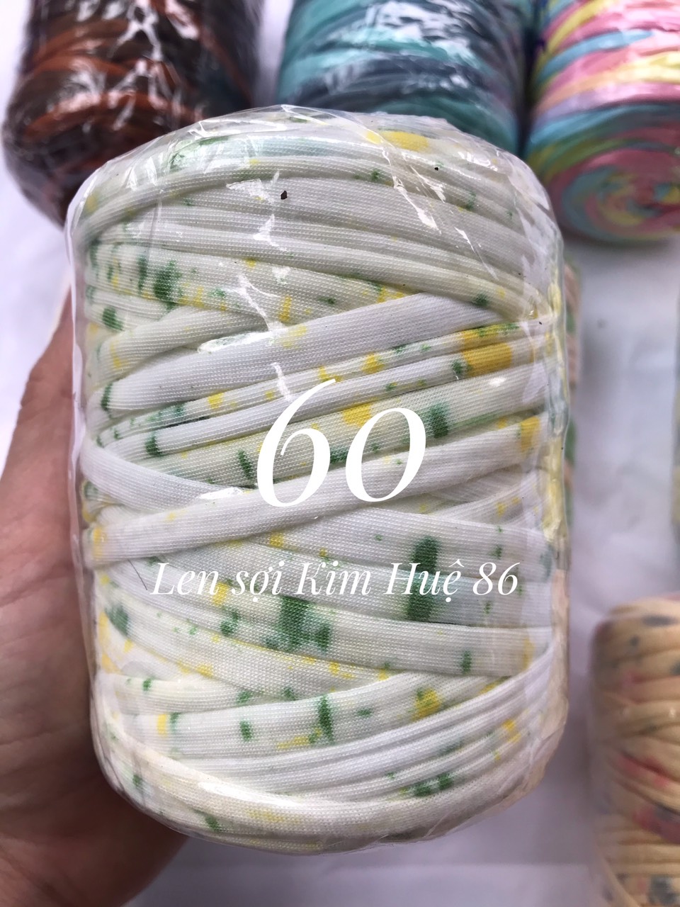 Sợi vải loang T-shirt cuộn 250g