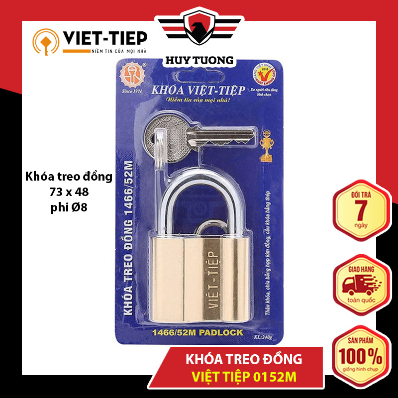Ổ khoá Việt Tiệp chống cắt, ổ khóa cửa, khóa chống trộm cao cấp - Huy tưởng