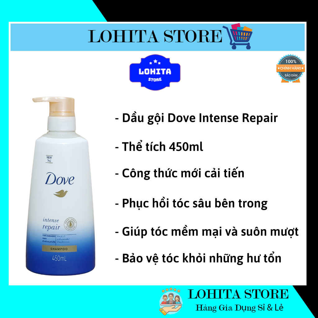 Dầu gội đầu Dove Thái Lan 450ml