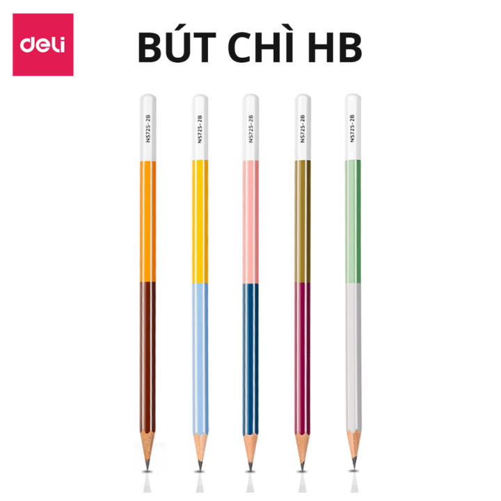 Bút chì gỗ lục giác 2B/HB Nusign x…