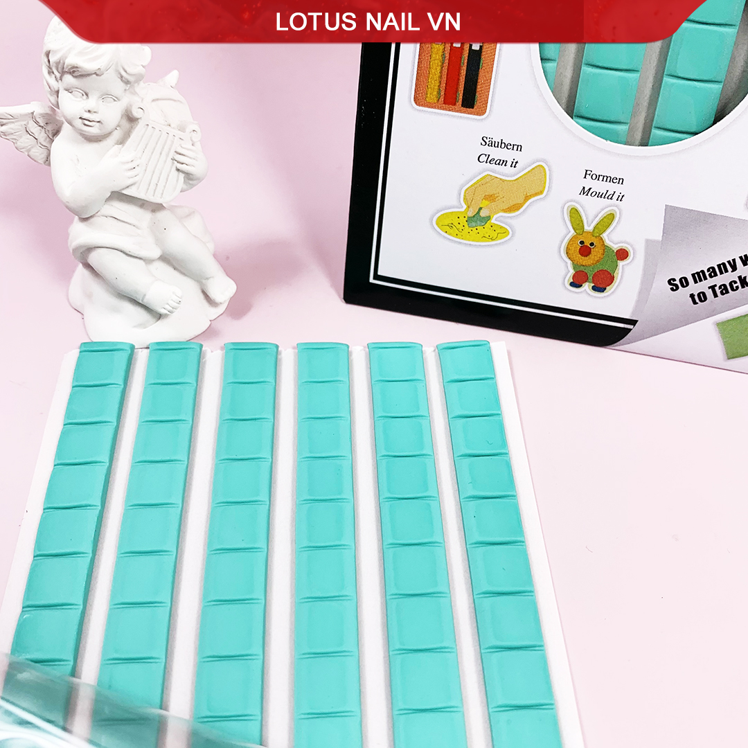 Đất set dính móng giả, keo đa năng Blue Tack it