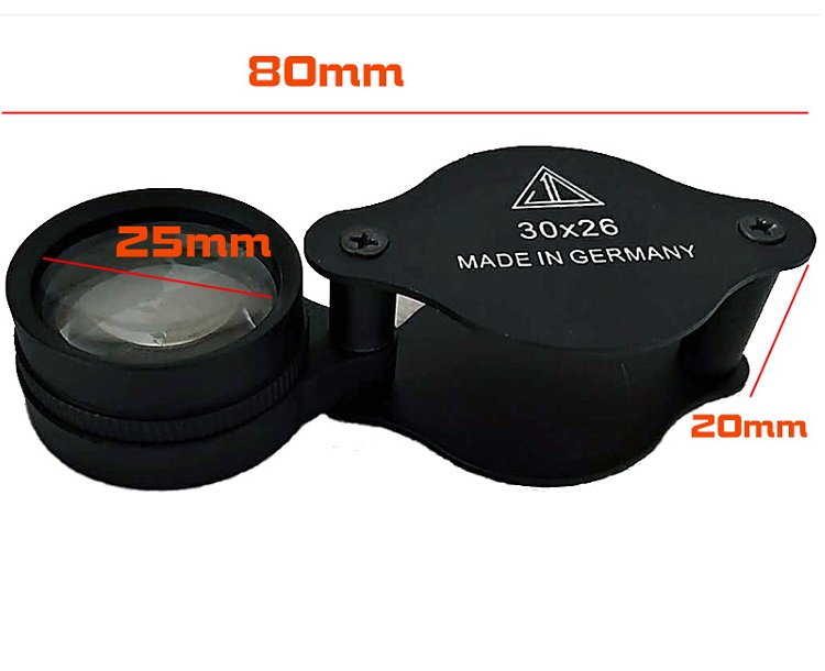 Kính lúp 30X26 của Đức ( Video thực tế )