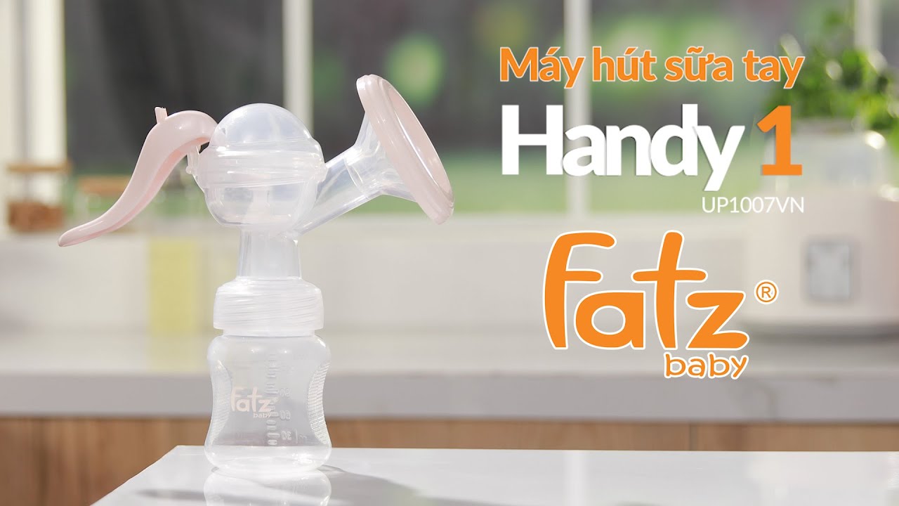 Hút Sữa Tay Fatz Baby Handy 1 FB1007SL Cho Mẹ Và Bé, Thiết Kế Matsxa Silicon Siêu Mềm Cho Mẹ