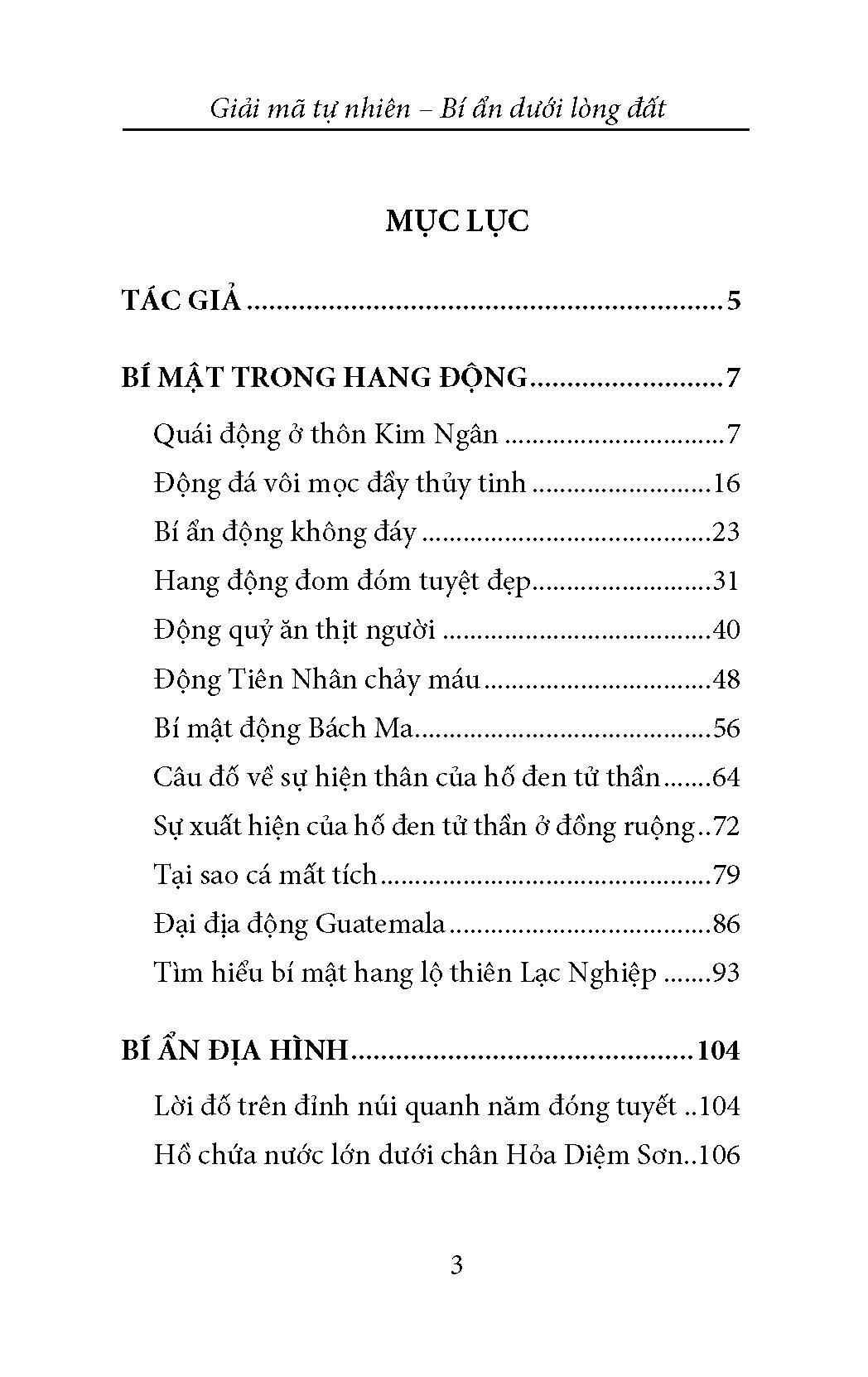 Giải Mã Tự Nhiên - Bí Ẩn Dưới Lòng Đất