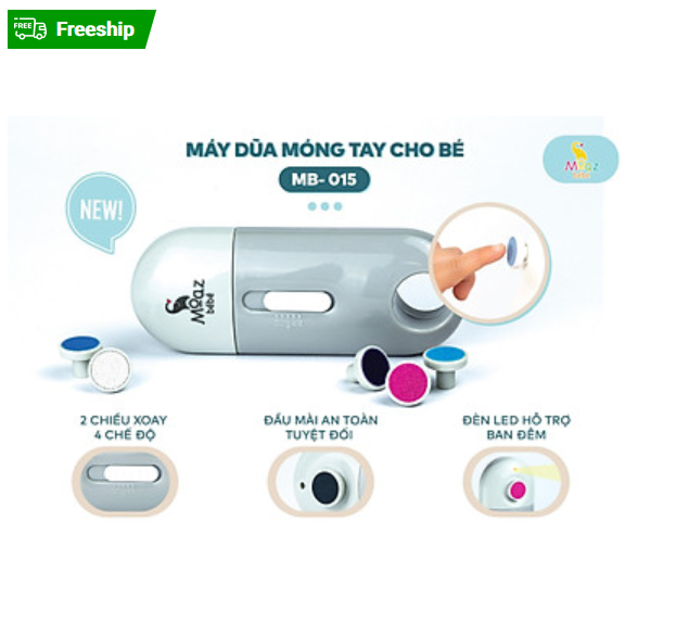 [HCM][SIÊU RẺ] Máy Dũa Móng Tay Cho BéBấm Móng Tay Với Đầu Cắt Mài Xoay Tròn Tránh Cho Bé Gãi Mặt Bị Trầy XướcThiết Kế Gọn NhẹDễ Sử DụngDễ Vệ SinhMẹ Có Thể Bỏ Túi Xách Muôn Nơi ️ Sử Dụng Khi Bé Ngủ Mà Không Lo Bé Thức Giấc ️