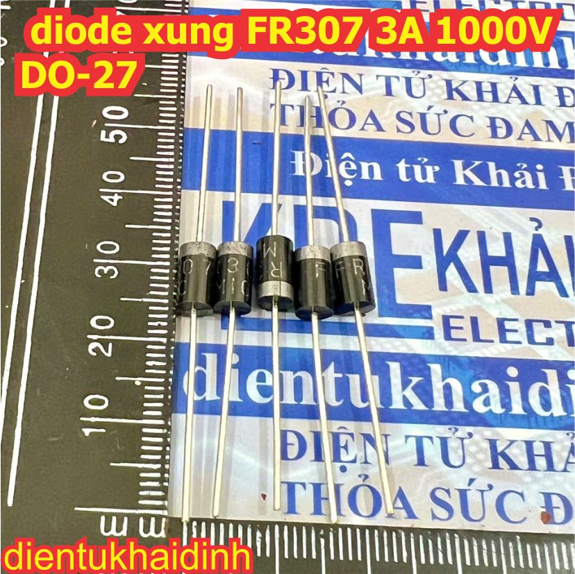 20 con Diode xung FR307 R307 3A 1000V DO-27 kde1550