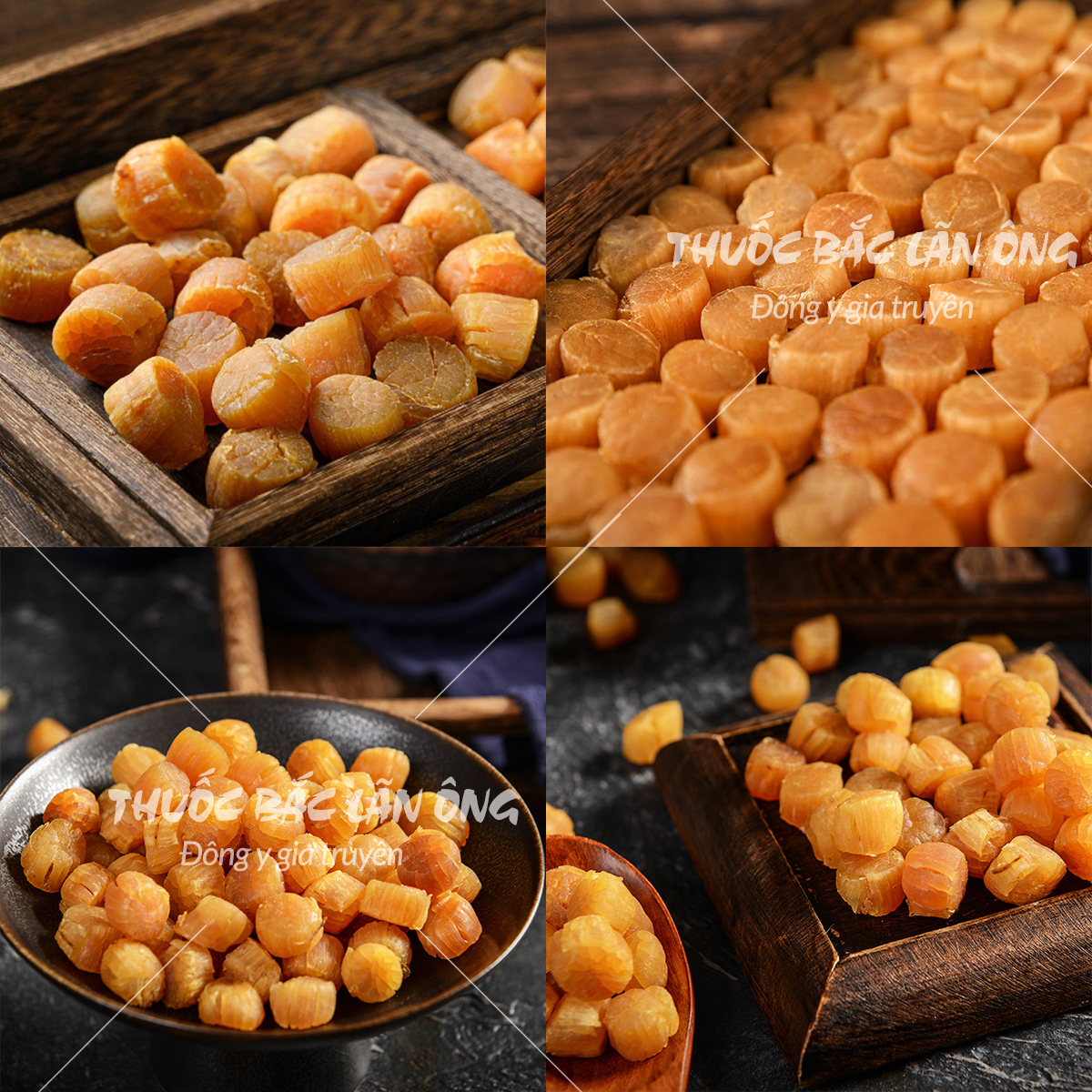 Cồi sò điệp khô Phan Thiết 50g (Cồi dày, giòn, thơm ngon bổ dưỡng)