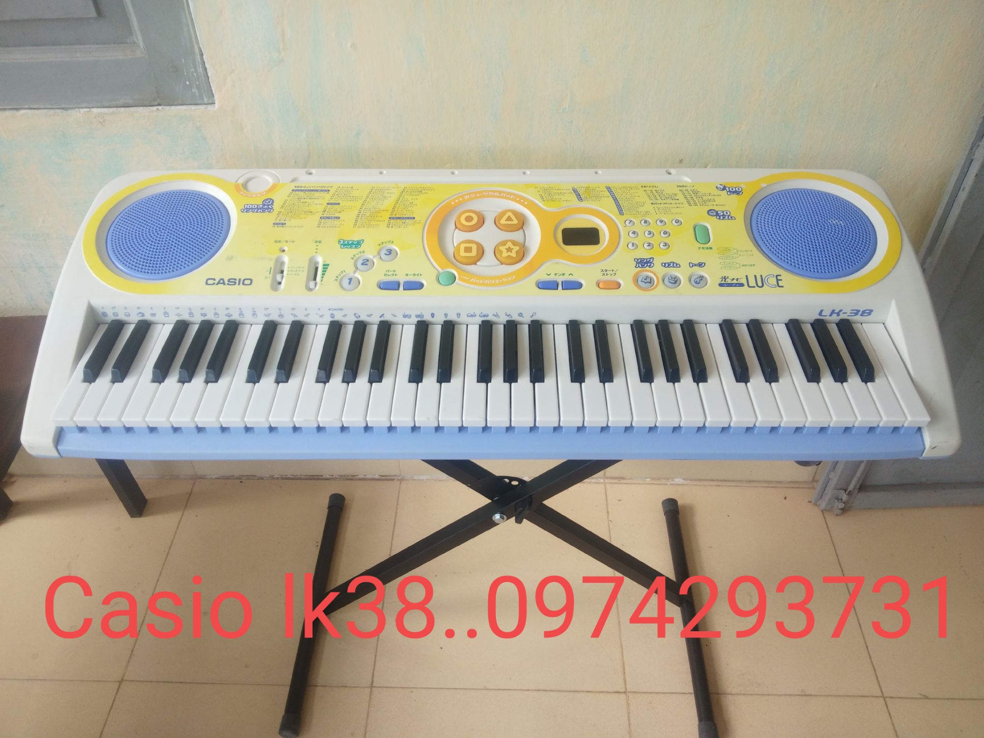 đàn ocgan casio lk38.phím Sáng, Nhật bãi