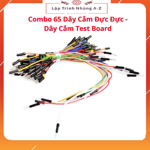 Combo 65 dây cắm đực đực - dây cắm test board