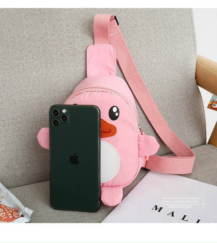 Túi đeo chéo vịt con xinh xắn cho bé