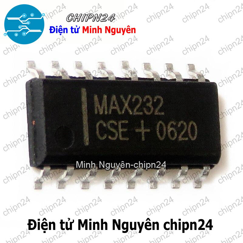 [3 con] (SOP) IC Dán MAX232 SOP-16 (SMD) (MAX232CSE) (IC giao tiếp serial giữa PC và vi điều khiển) - HH000349