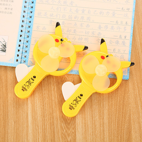 Compo 2 Quạt Cầm Tay Mini Pikachu
