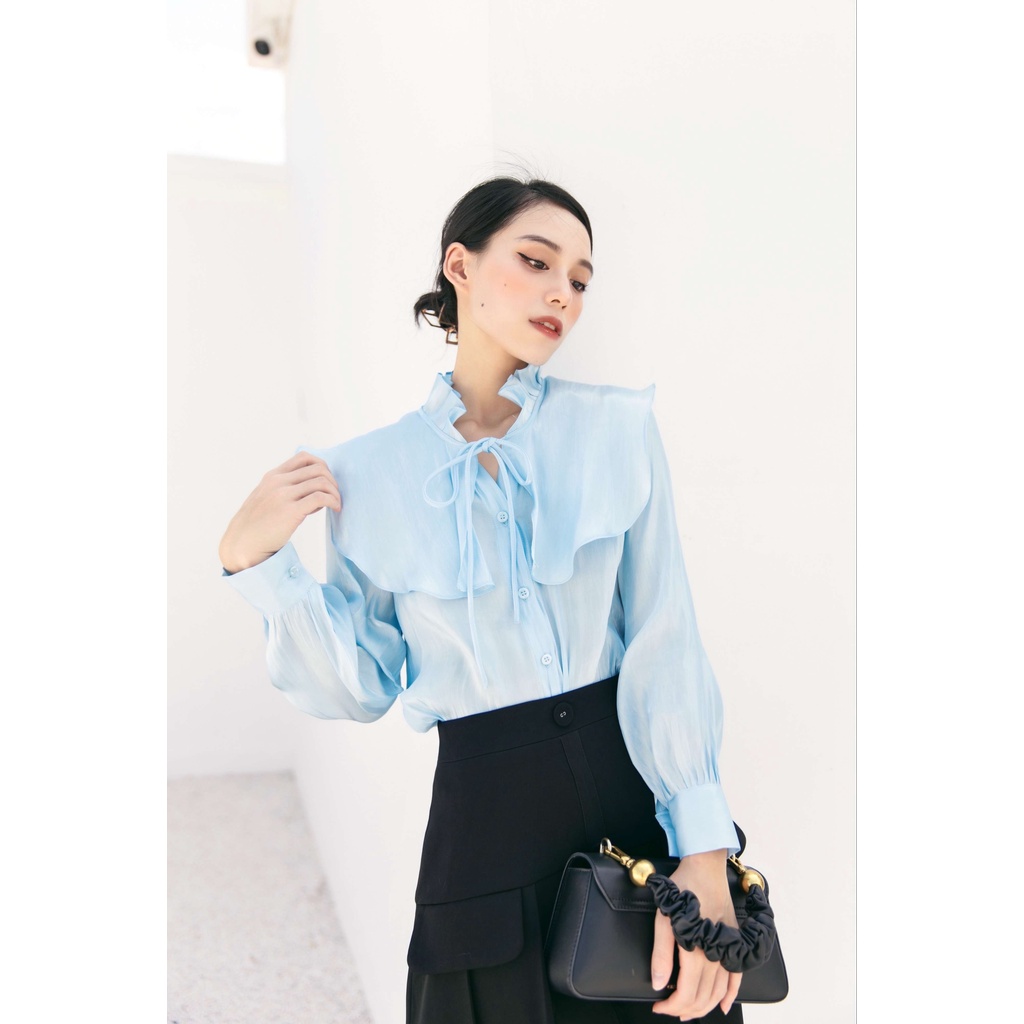 MAIIMER - Áo sơ mi vải sheer cao cấp Merly