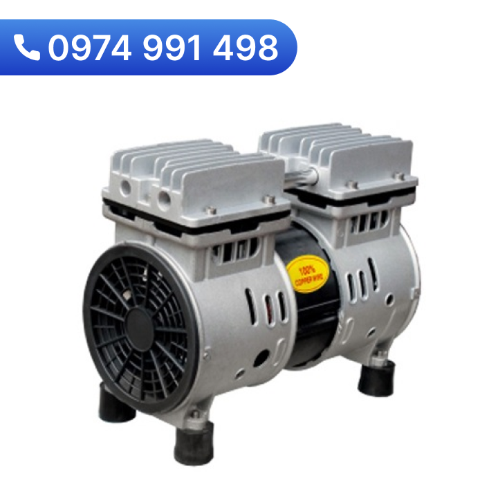 Đầu nén khí không dầu giảm âm wing 1hp of-750 chính hãng công nghệ nhật bản