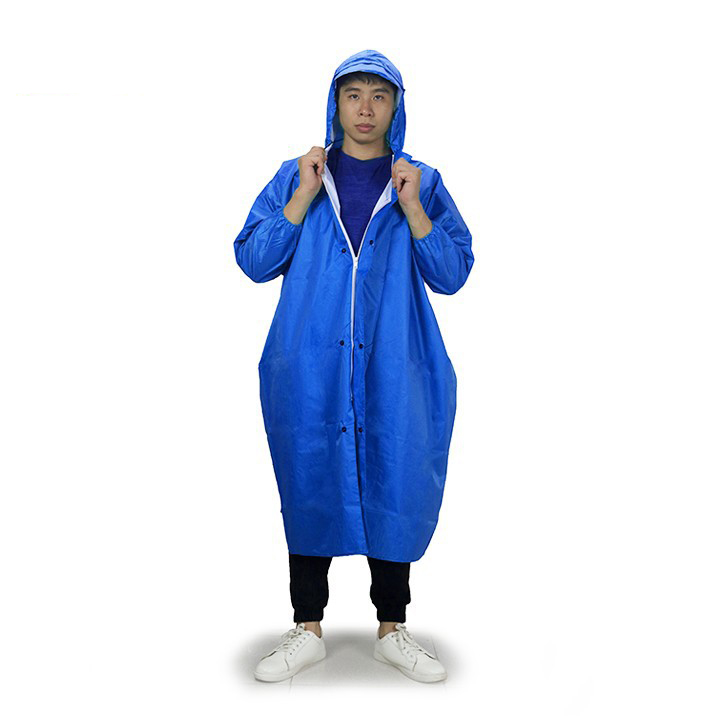 [HCM] Áo mưa vải dù tổ ong kara có DÂY KÉO và nút cài phía trước chống thấm tốt, áo đi mưa, áo mưa dây kéo, áo mưa tổ ong