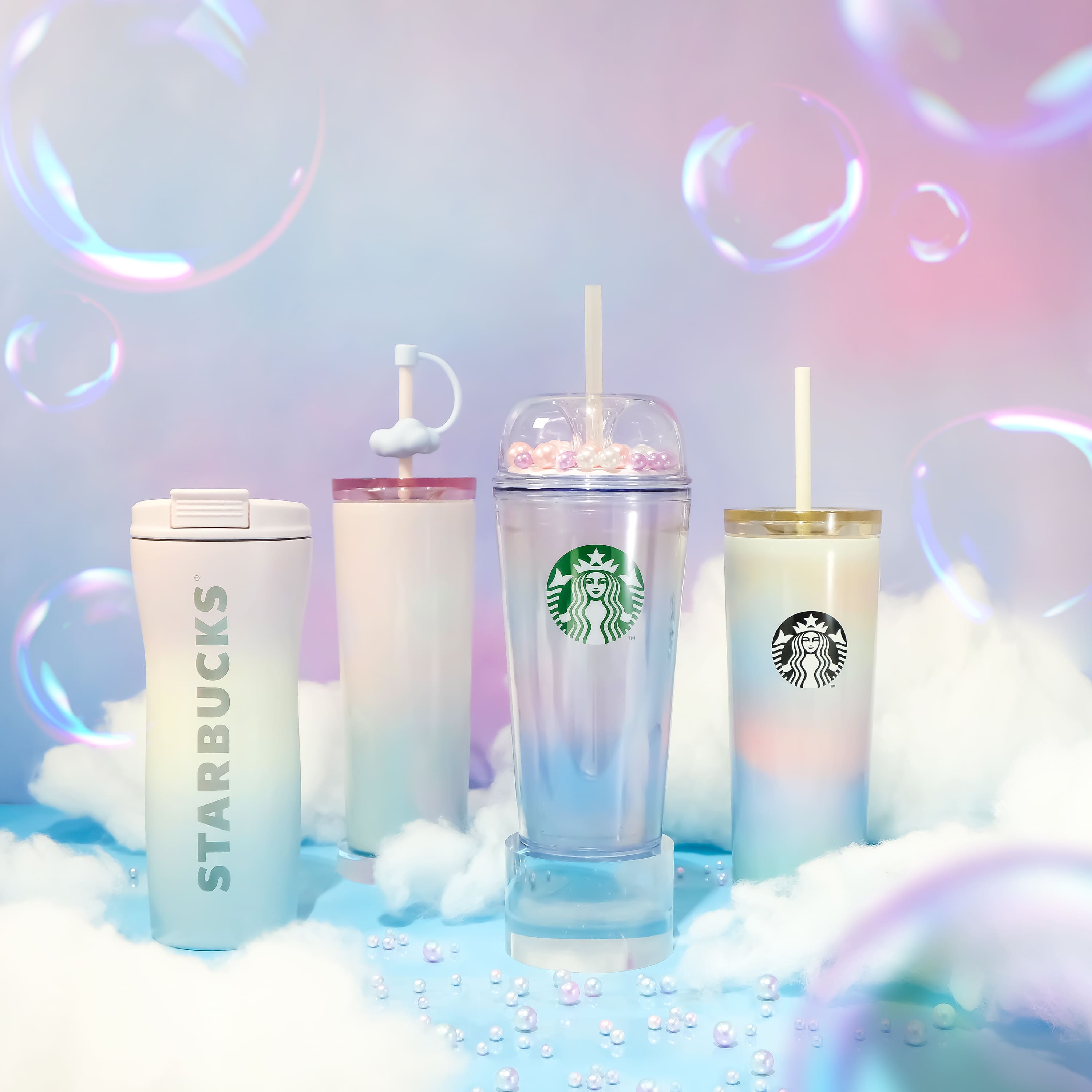 Bình Cold Cup Starbucks Giữ Nhiệt 16Oz (473ml) VENUS GRADIENT COTTON CANDY WM