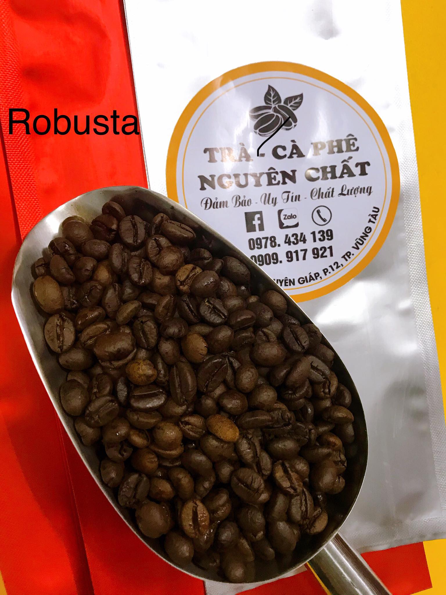 Cà Phê hạt Robusta - 160k/kg