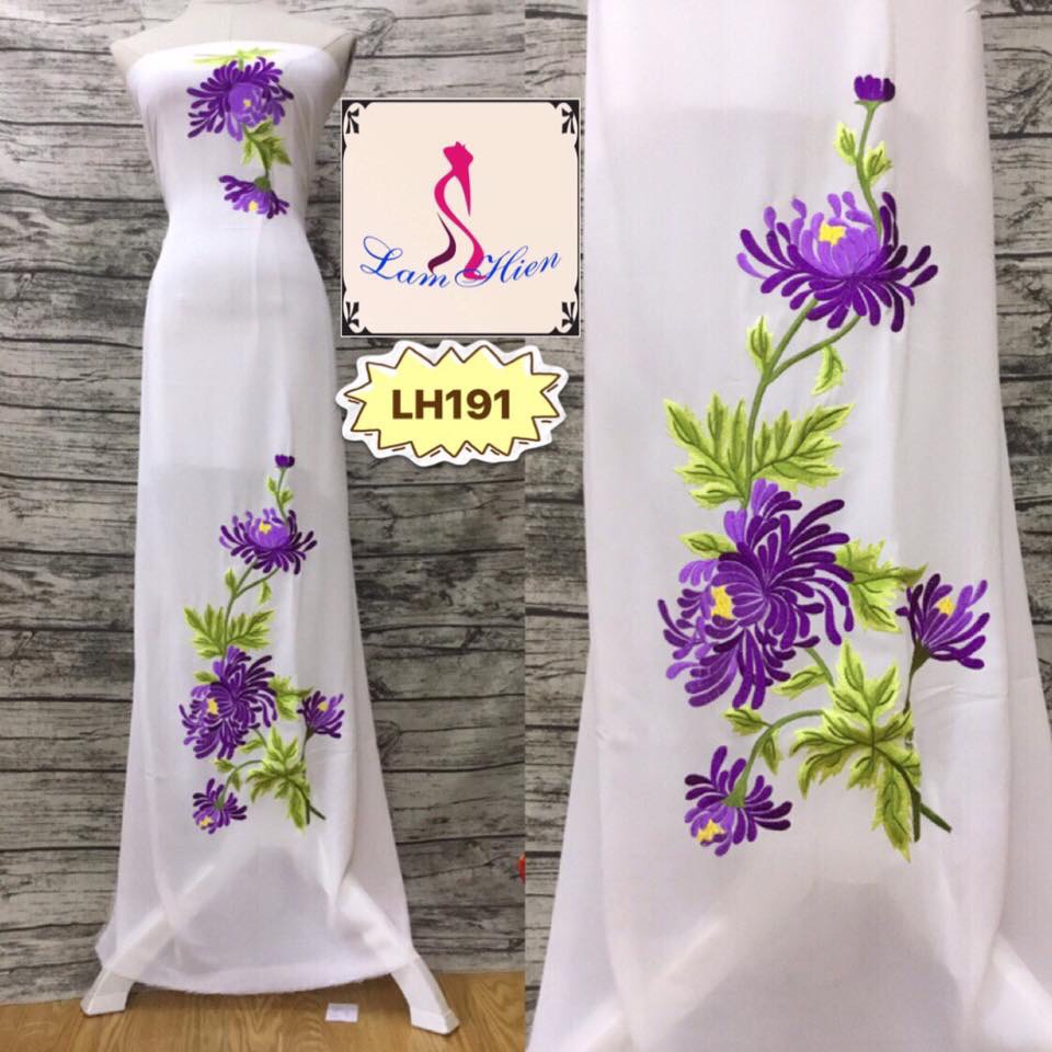 Vải áo dài thêu (215k giảm còn 149k/áo) LH191